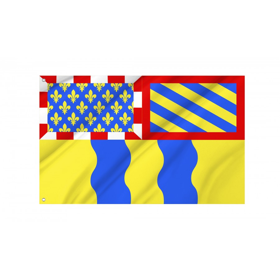 Flag Of Saône-Et-Loire, Patriotic Flags, Unique Design Print, Flags For Indoor & Outdoor Use - High Quality France for Indoor and Outdoor Use