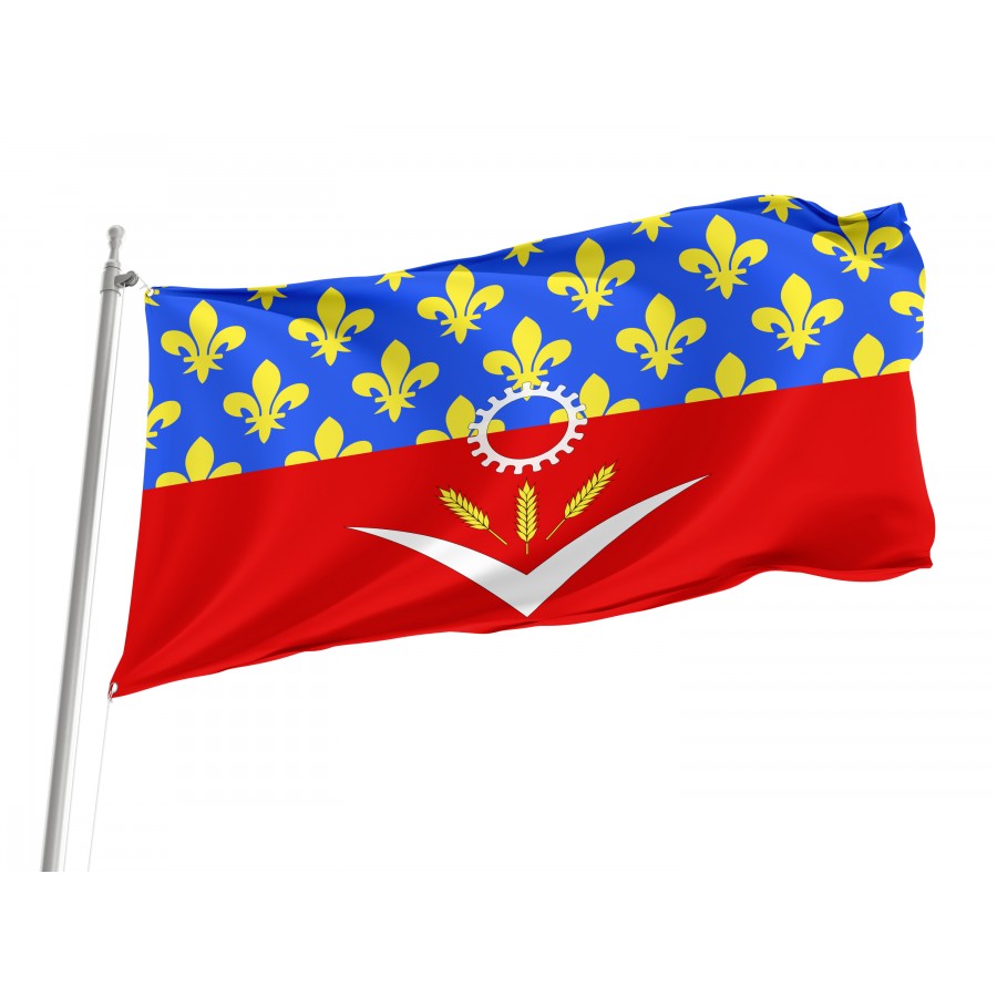 Flag Of Seine-Saint-Denis, Patriotic Flags, Unique Design Print, Flags For Indoor & Outdoor Use - High Quality France for Indoor and Outdoor Use