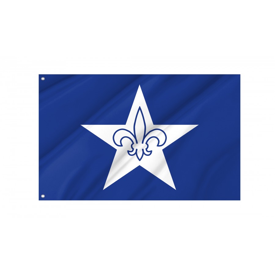 Flag Of The Franco-American, Patriotic Flags, Unique Design Print, Flags For Indoor & Outdoor Use - High Quality France for Indoor and Outdoor Use