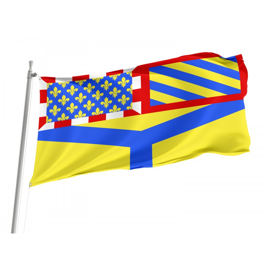 Flag Of Yonne, Patriotic Flags, Unique Design Print, Flags For Indoor & Outdoor Use - High Quality France for Indoor and Outdoor Use