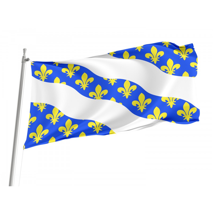 Flag Of Yvelines, Patriotic Flags, Unique Design Print, Flags For Indoor & Outdoor Use - High Quality France for Indoor and Outdoor Use