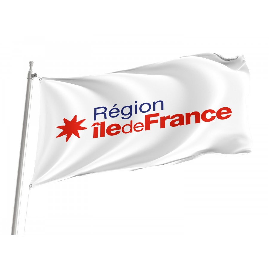 Flag of Ile de France, Patriotic Flags, Unique Design Print, Flags for Indoor & Outdoor Use, FR--12