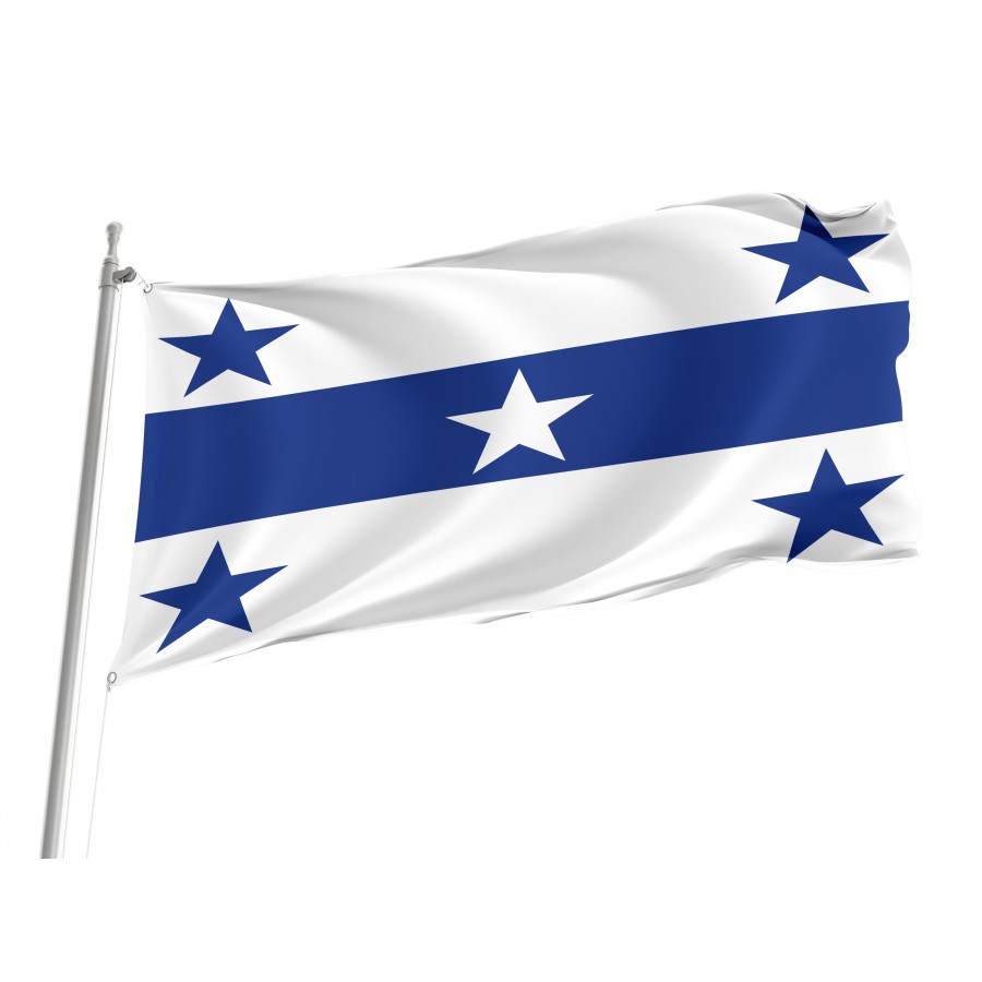 Flag of Gambier Islands, Part a French Polynesia, Patriotic Flags, Unique Design Print, Flags for Indoor & Outdoor Use