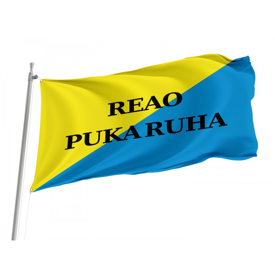 Flag of Reao Pukaruha, Tuamotu, French Polynesia, Patriotic Flags, Unique Design Print, Flags for Indoor & Outdoor Use