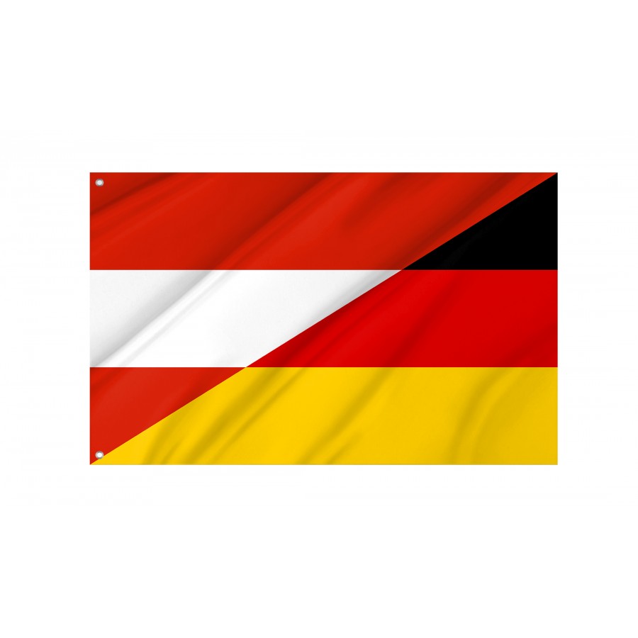 Austria And Germany Friendship Flag - High Quality Friendship Flag for Indoor and Outdoor Use