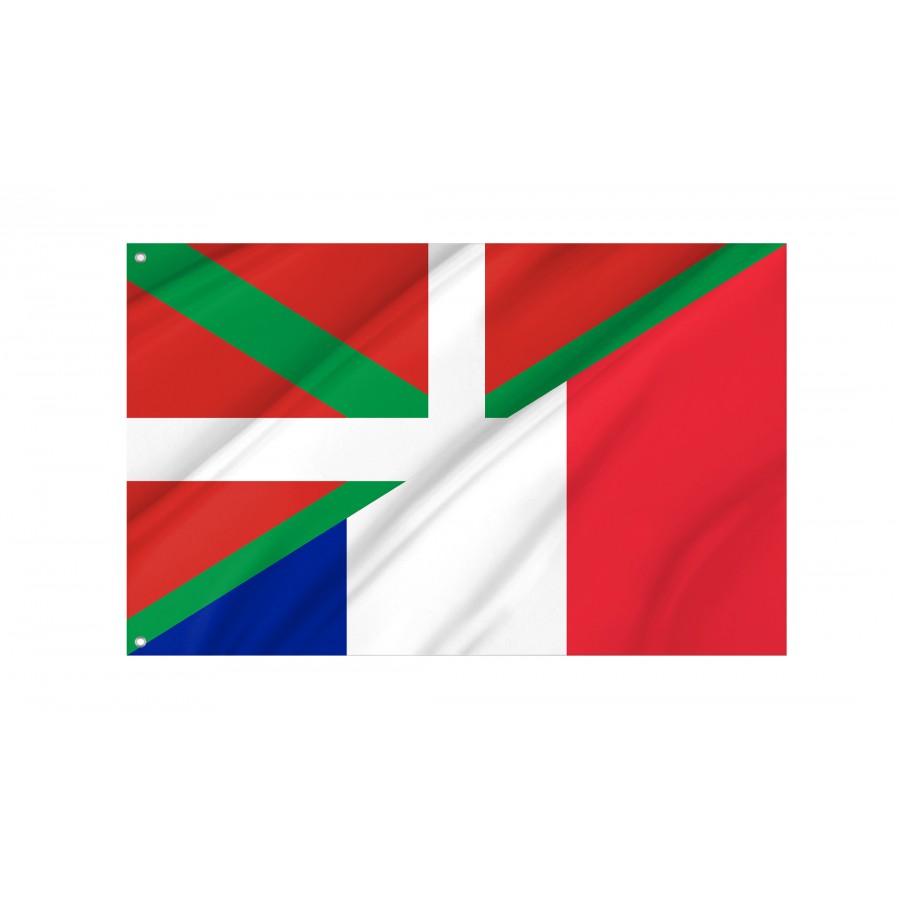 Basque Country And France Friendship Flag, Patriotic Flags, Unique Design Print, Flags For Indoor & Outdoor Use - High Quality Friendship Flag for Indoor and Outdoor Use