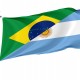 Brazil and Argentina Friendship Flag, Patriotic Flags, Unique Design Print, Flags for Indoor & Outdoor Use - Imagine 1