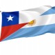 Chile and Argentina Friendship Flag, Patriotic Flags, Unique Design Print, Flags for Indoor & Outdoor Use - Imagine 1