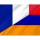 France and Armenia Friendship Flag, Patriotic Flags, Unique Design Print, Flags for Indoor & Outdoor Use - Imagine 2