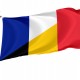 France and Belgium Friendship Flag for Indoor & Outdoor Use - Imagine 1