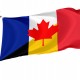 French language Friendship Flag for Indoor & Outdoor Use - Imagine 1