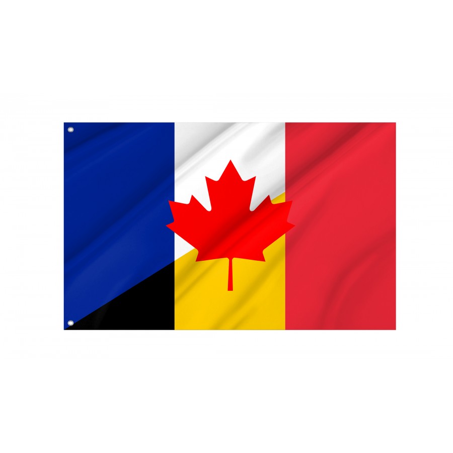 French Language Friendship Flag, Patriotic Flags, Unique Design Print, Flags For Indoor & Outdoor Use - High Quality Friendship Flag for Indoor and Outdoor Use