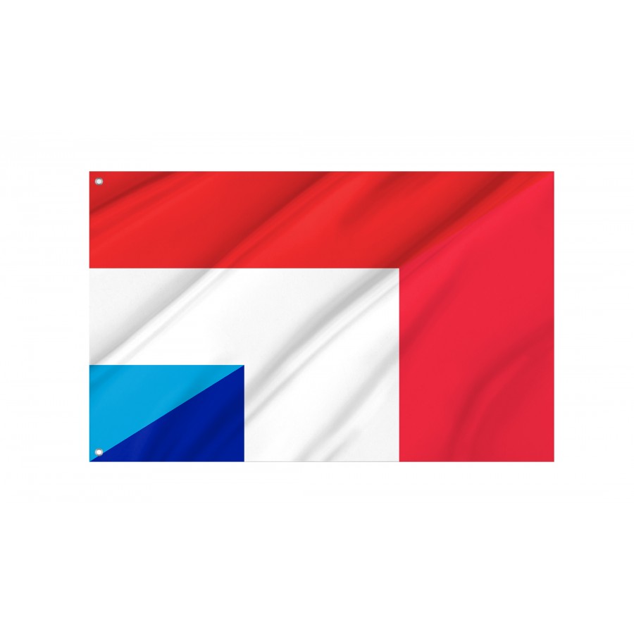 Luxembourg And France Friendship Flag, Patriotic Flags, Unique Design Print, Flags For Indoor & Outdoor Use - High Quality Friendship Flag for Indoor and Outdoor Use