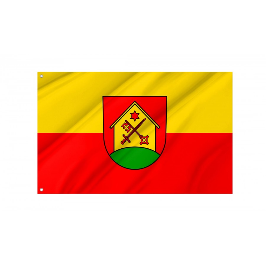 Hausen am Bussen Flag – Official German Municipal Flag from Baden-Württemberg