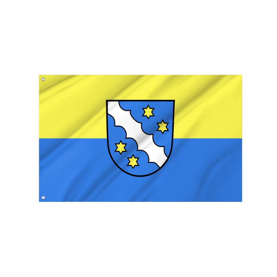 Heroldstatt Flag – Official German Municipal Flag from Baden-Württemberg