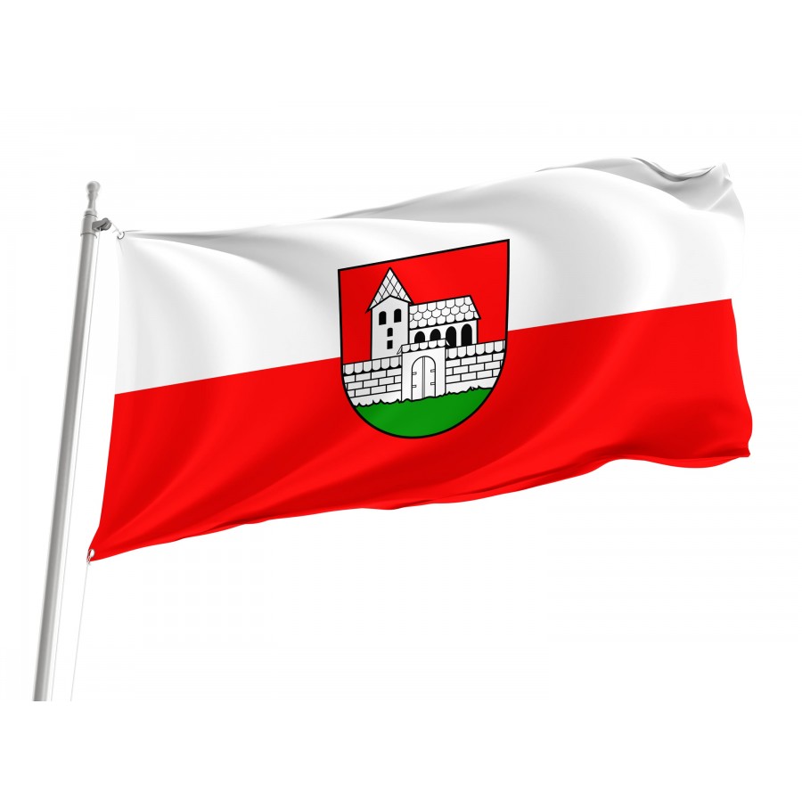 Holzkirch Flag - Official German Municipal Flag from Baden-Württemberg