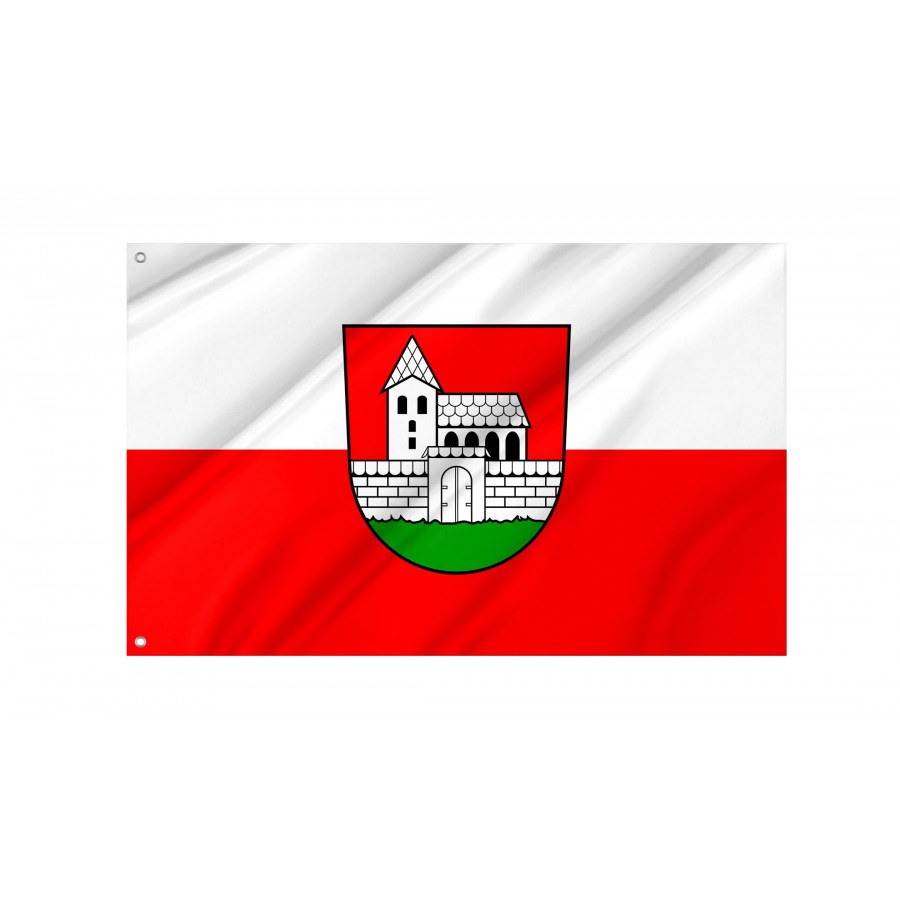 Holzkirch Flag - Official German Municipal Flag from Baden-Württemberg