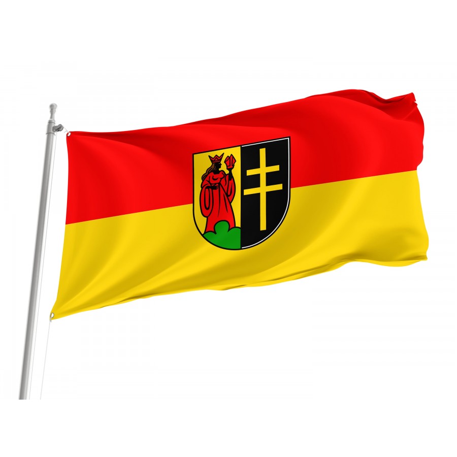 Illerkirchberg Flag - Official German Municipal Flag from Baden-Württemberg