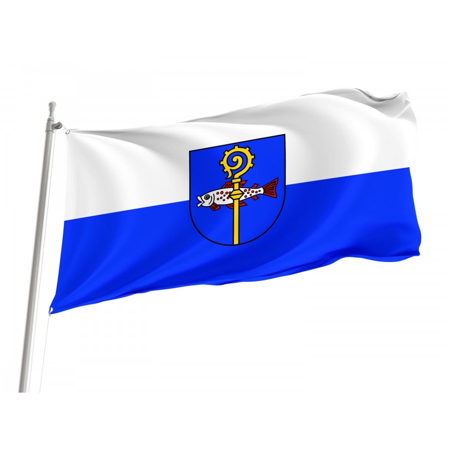 Lauterach Flag - Official German Municipal Flag from Baden-Württemberg