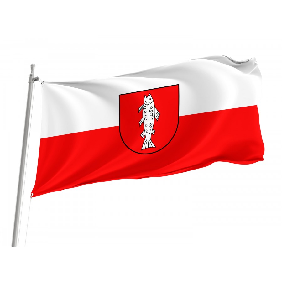 Lonsee Flag - Official German Municipal Flag from Baden-Württemberg