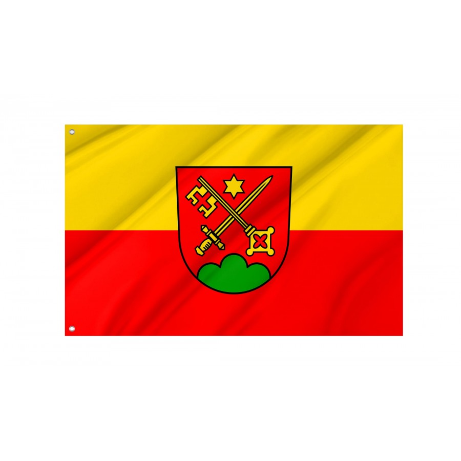 Obermarchtal Flag - Official German Municipal Flag from Baden-Württemberg