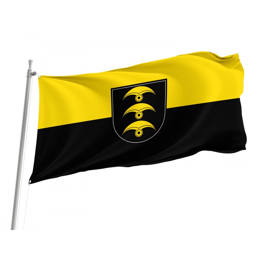 Oberstadion Flag - Official German Municipal Flag from Baden-Württemberg