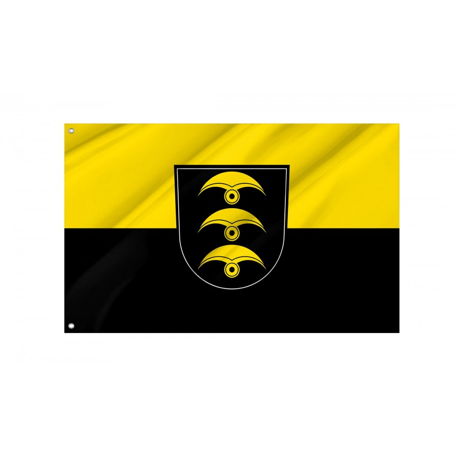 Oberstadion Flag - Official German Municipal Flag from Baden-Württemberg