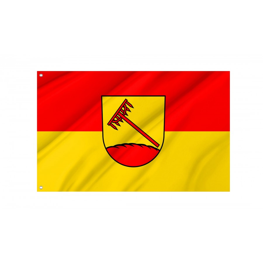 Rottenacker Flag - Official German Municipal Flag from Baden-Württemberg