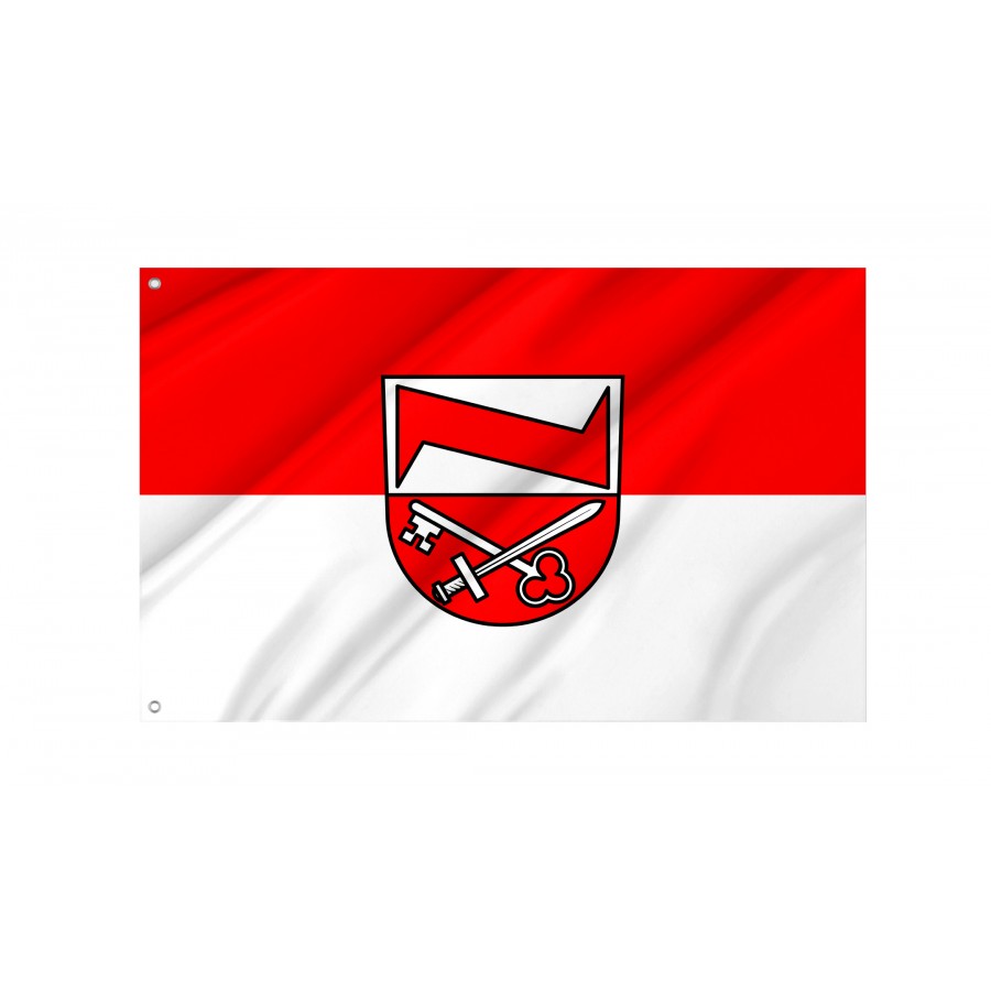Unterwachingen Flag - Official German Municipal Flag from Baden-Württemberg