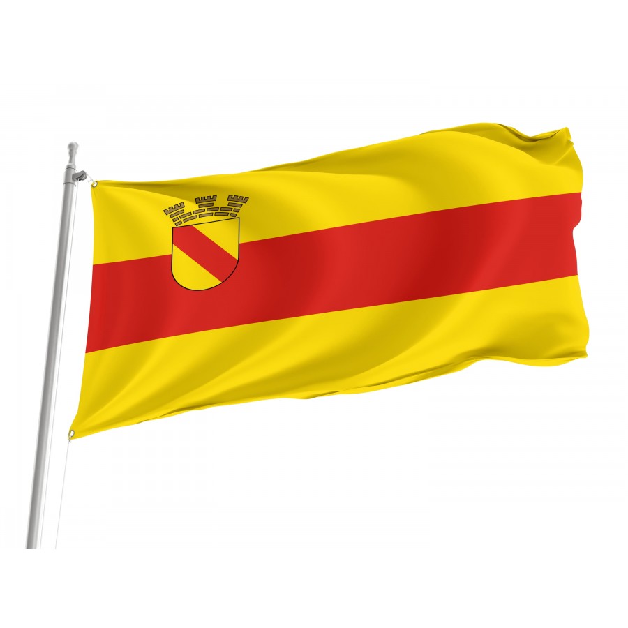 Baden-Baden Flag - Official German Municipal Flag from Baden-Württemberg