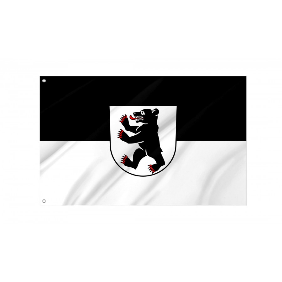 Bermatingen Flag - Official German Municipal Flag from Baden-Württemberg