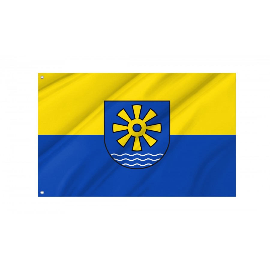 Bodenseekreises Flag - Official German Municipal Flag from Baden-Württemberg