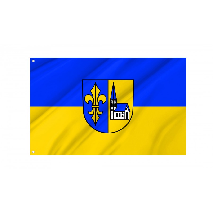 Eriskirch Flag - Official German Municipal Flag from Baden-Württemberg