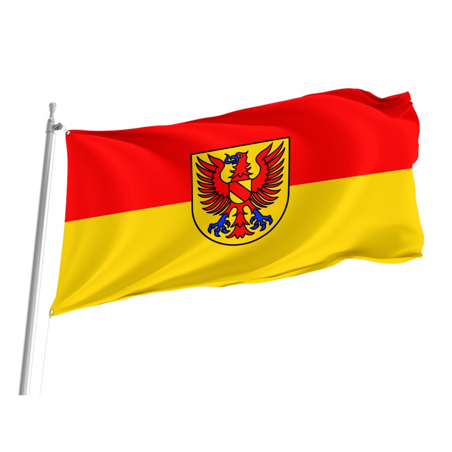 Frickingen Flag - Official German Municipal Flag from Baden-Württemberg