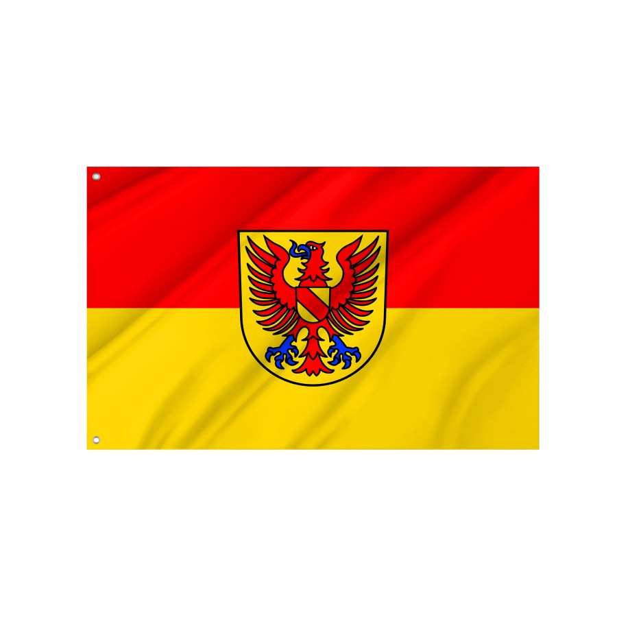 Frickingen Flag - Official German Municipal Flag from Baden-Württemberg