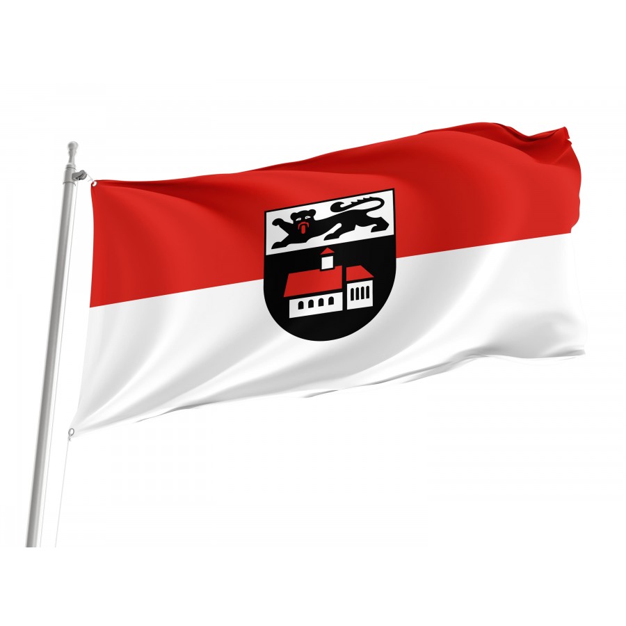 Kupferzell Flag - Official German Municipal Flag from Baden-Württemberg