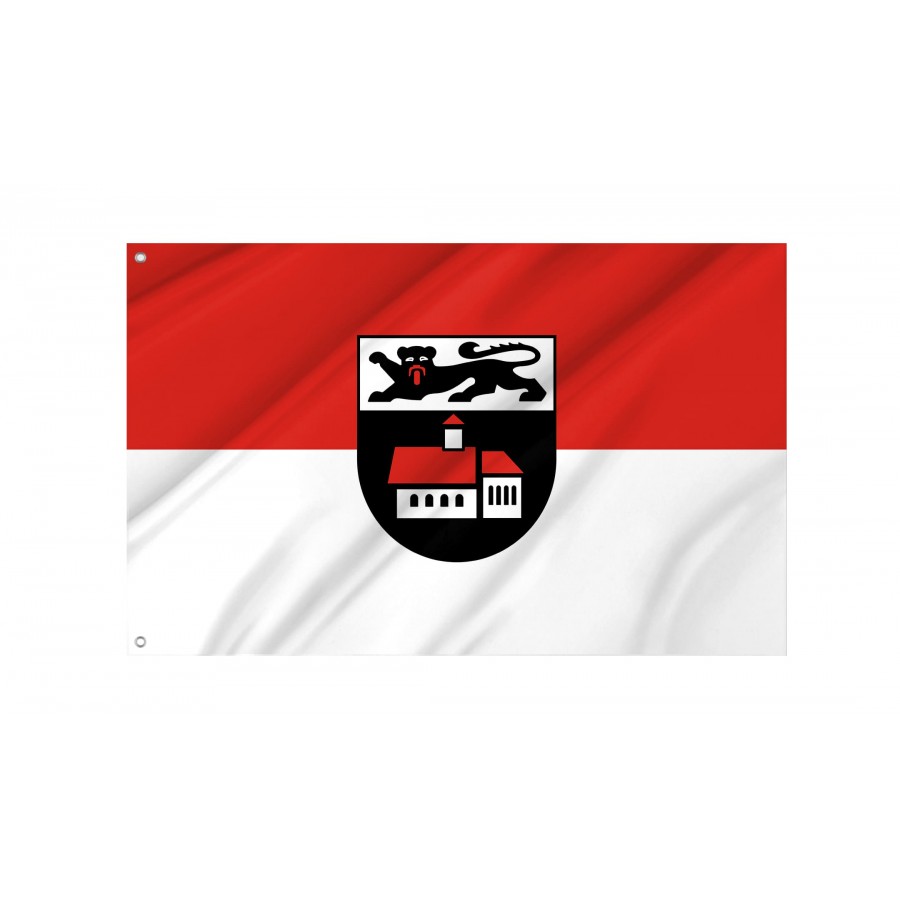 Kupferzell Flag - Official German Municipal Flag from Baden-Württemberg