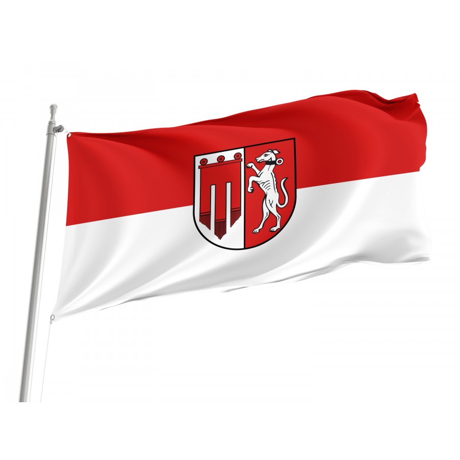 Meckenbeuren Flag - Official German Municipal Flag from Baden-Württemberg
