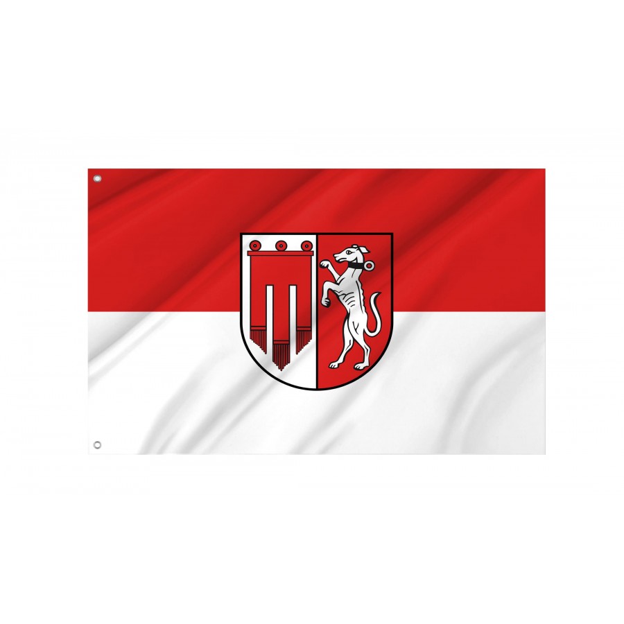 Meckenbeuren Flag - Official German Municipal Flag from Baden-Württemberg