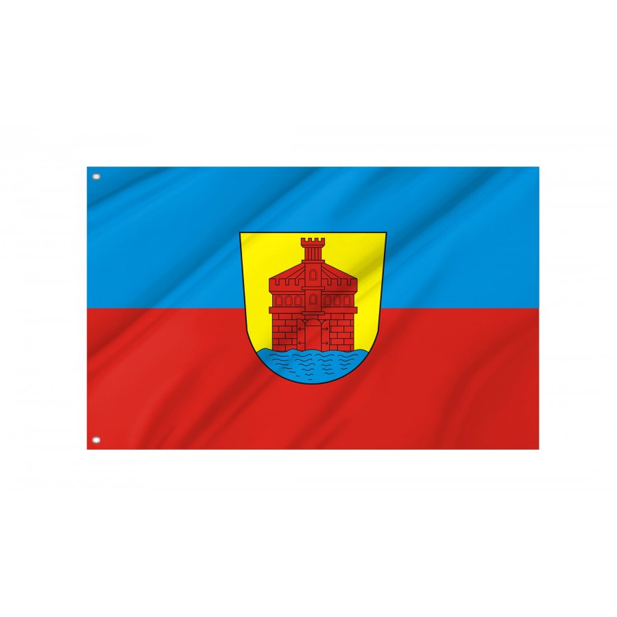 Meersburg Flag - Official German Municipal Flag from Baden-Württemberg
