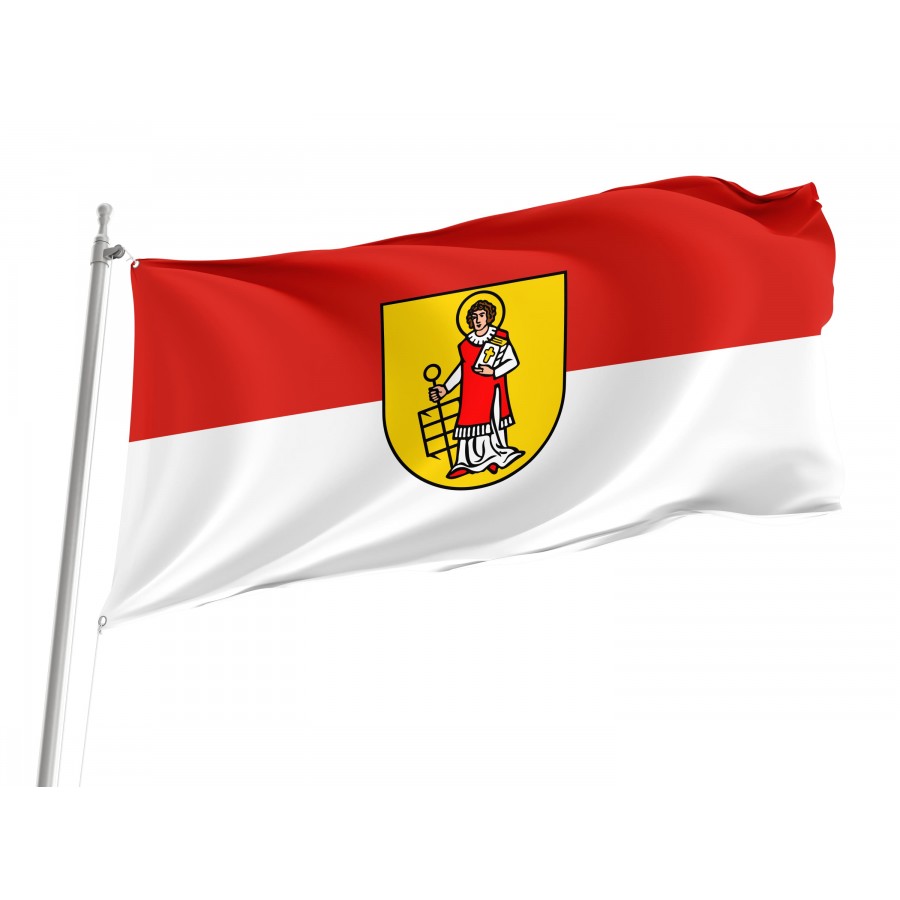 Niedernhall Flag - Official German Municipal Flag from Baden-Württemberg