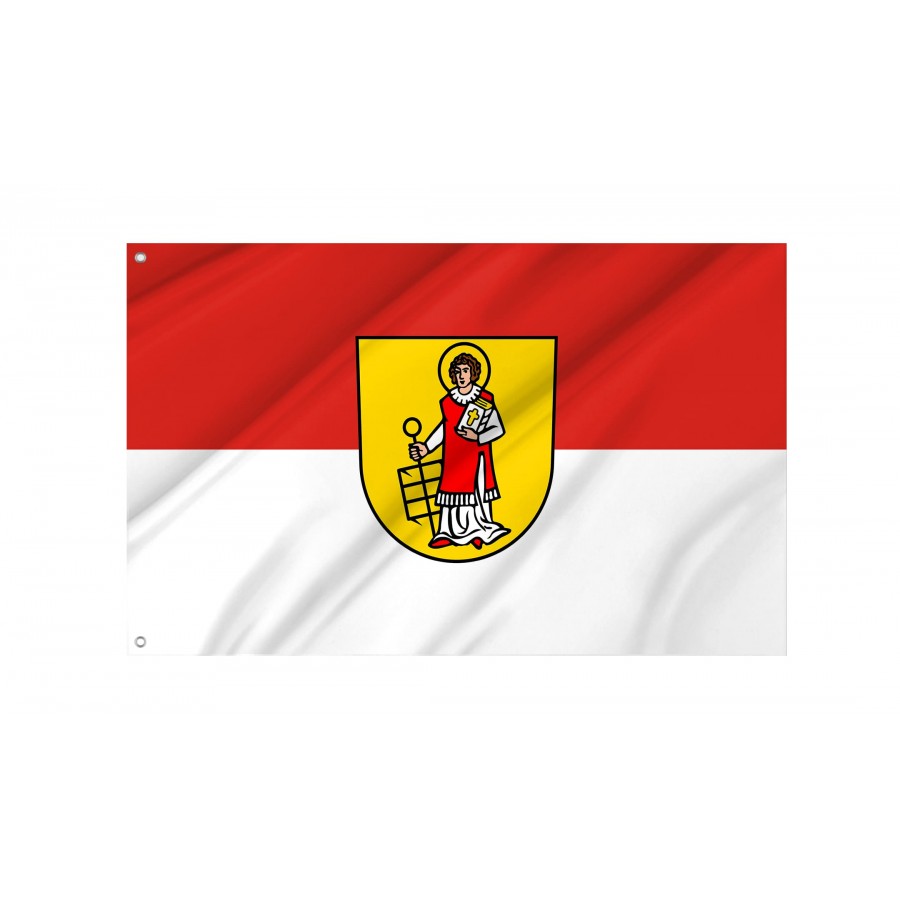 Niedernhall Flag - Official German Municipal Flag from Baden-Württemberg