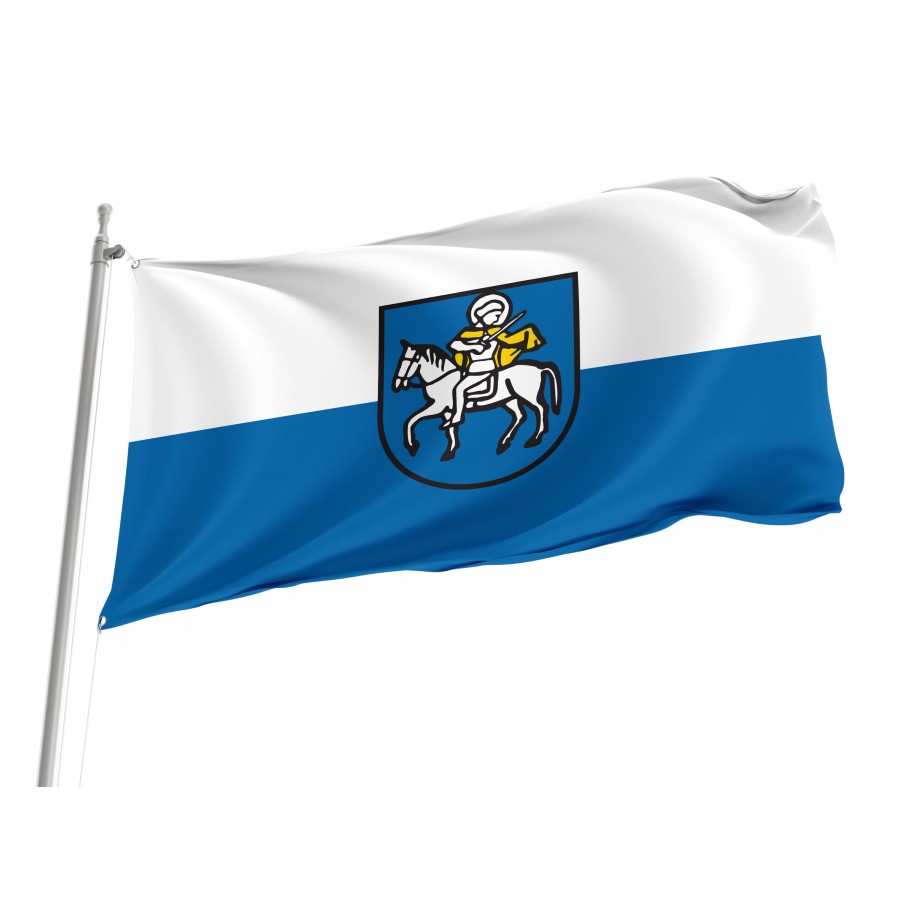Oberteuringen Flag - Official German Municipal Flag from Baden-Württemberg