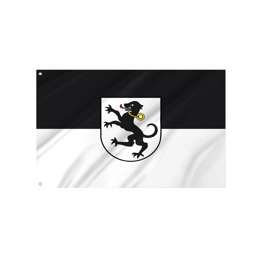 Tettnang Flag - Official German Municipal Flag from Baden-Württemberg