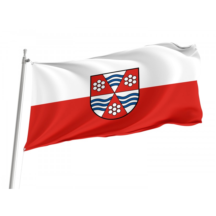 Uhldingen-Mühlhofen Flag - Official German Municipal Flag from Baden-Württemberg