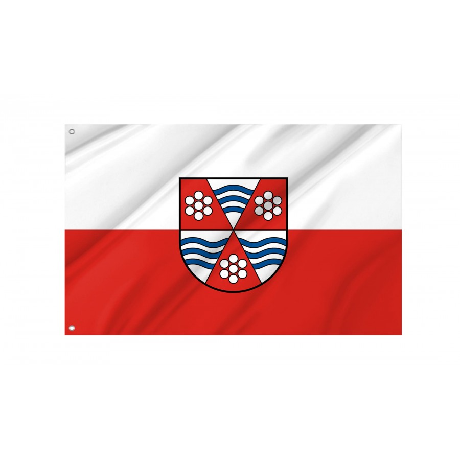Uhldingen-Mühlhofen Flag - Official German Municipal Flag from Baden-Württemberg