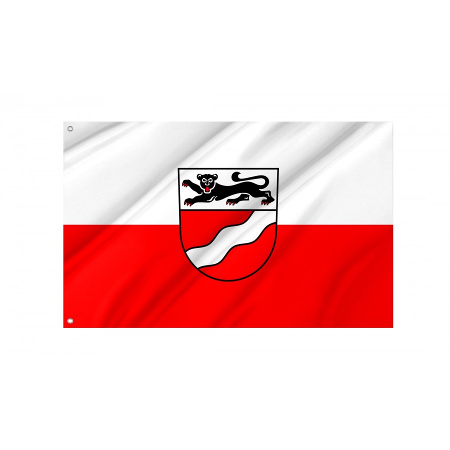 Weißbach Flag - Official German Municipal Flag from Baden-Württemberg