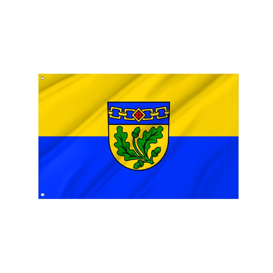 Birkenfeld Flag - Official German Municipal Flag from Baden-Württemberg