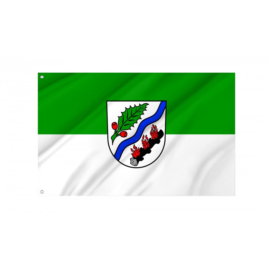 Engelsbrand Flag - Official German Municipal Flag from Baden-Württemberg