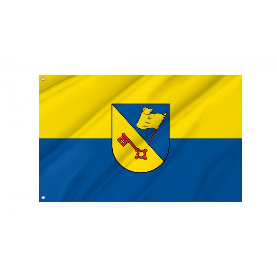 Illingen Flag - Official German Municipal Flag from Baden-Württemberg